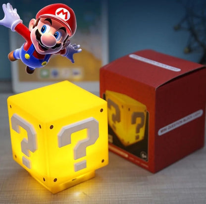 Lámpara Led Mario Bros Nintendo Cubo